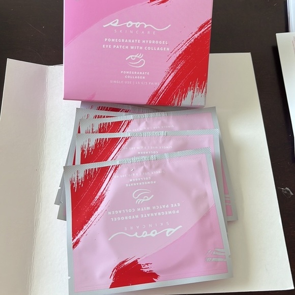 Soon Skincare Pomegranate Hydrogel Eye Patch with Collagen pack of 5 - Picture 6 of 6
